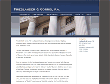 Tablet Screenshot of friedlandergorris.com